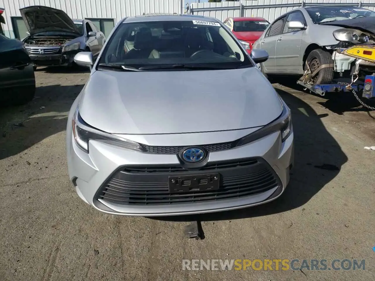 5 fotografías del automóvil dañado JTDBCMFE5P3008890 TOYOTA COROLLA 2023