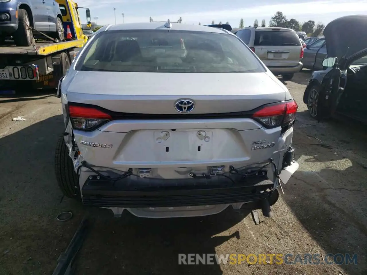 6 fotografías del automóvil dañado JTDBCMFE5P3008890 TOYOTA COROLLA 2023