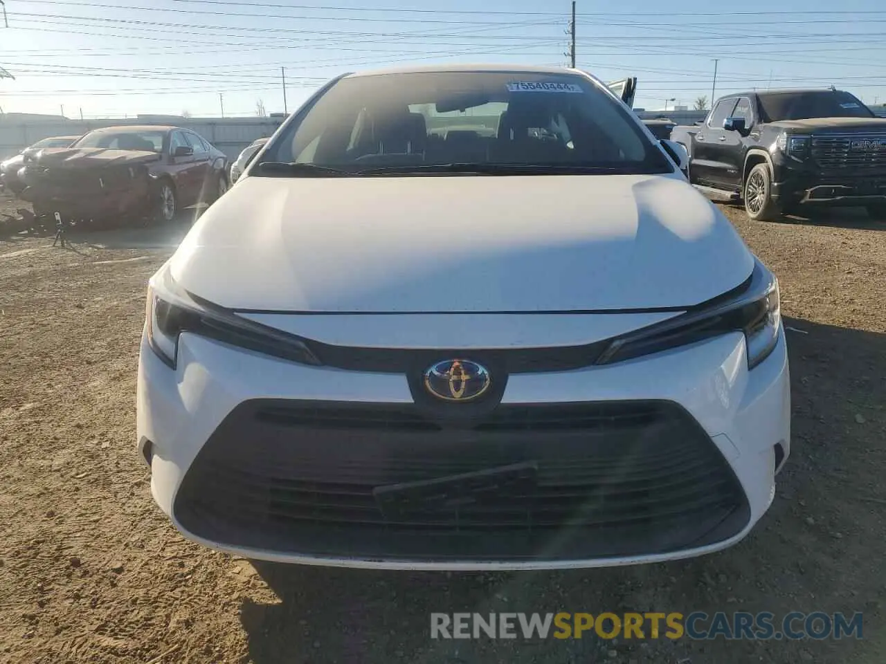5 fotografías del automóvil dañado JTDBCMFE5P3010350 TOYOTA COROLLA 2023