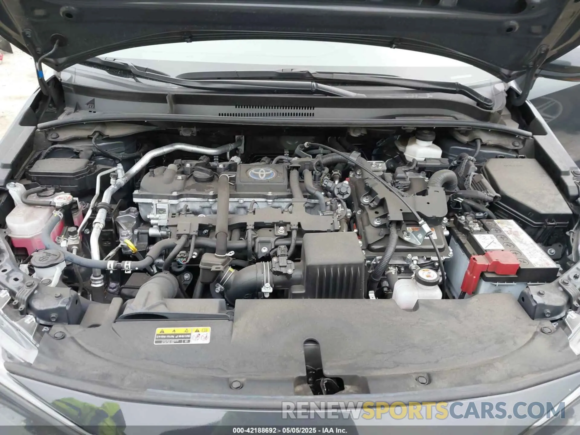 10 fotografías del automóvil dañado JTDBCMFE5P3024121 TOYOTA COROLLA 2023
