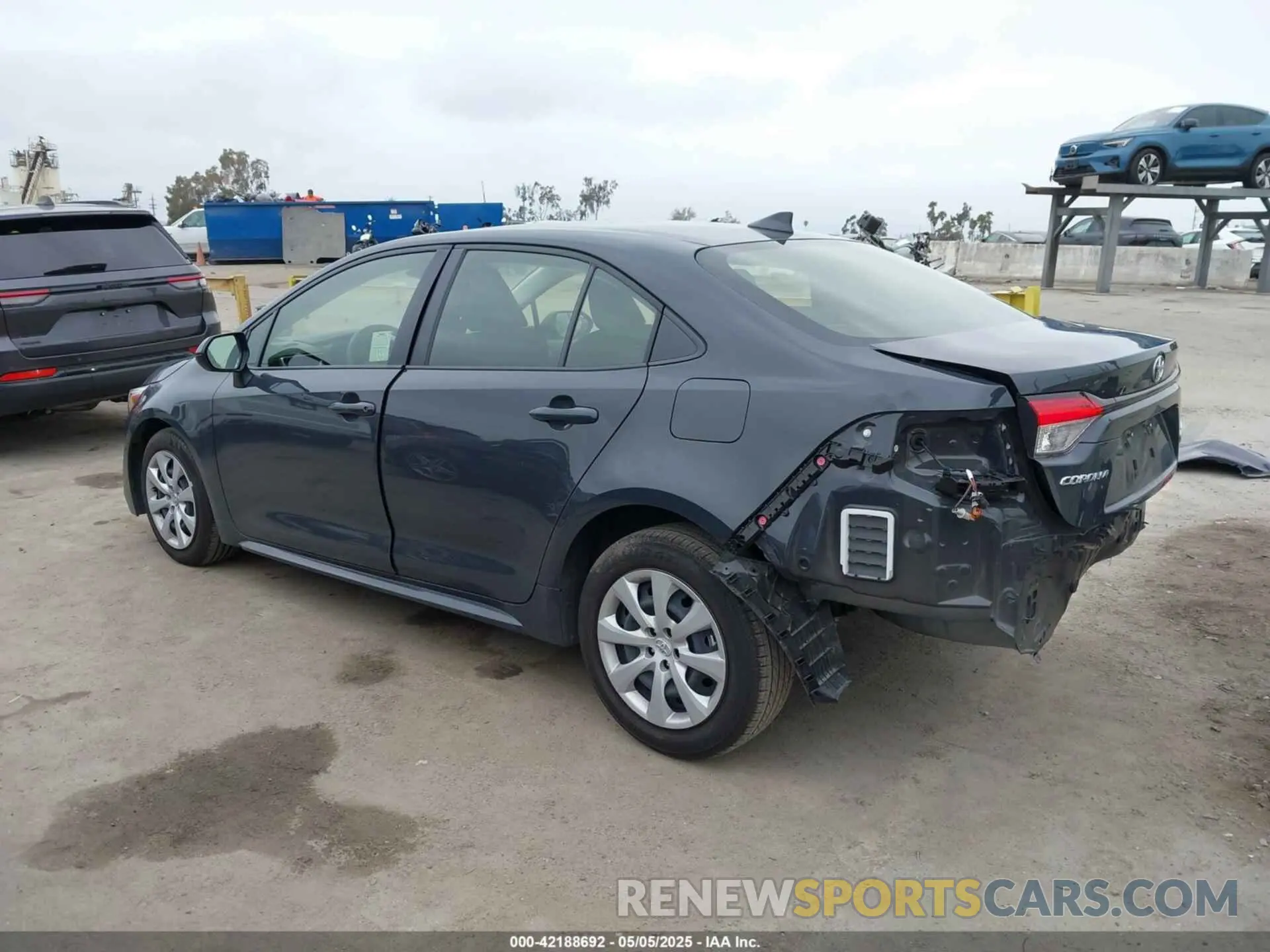 3 fotografías del automóvil dañado JTDBCMFE5P3024121 TOYOTA COROLLA 2023