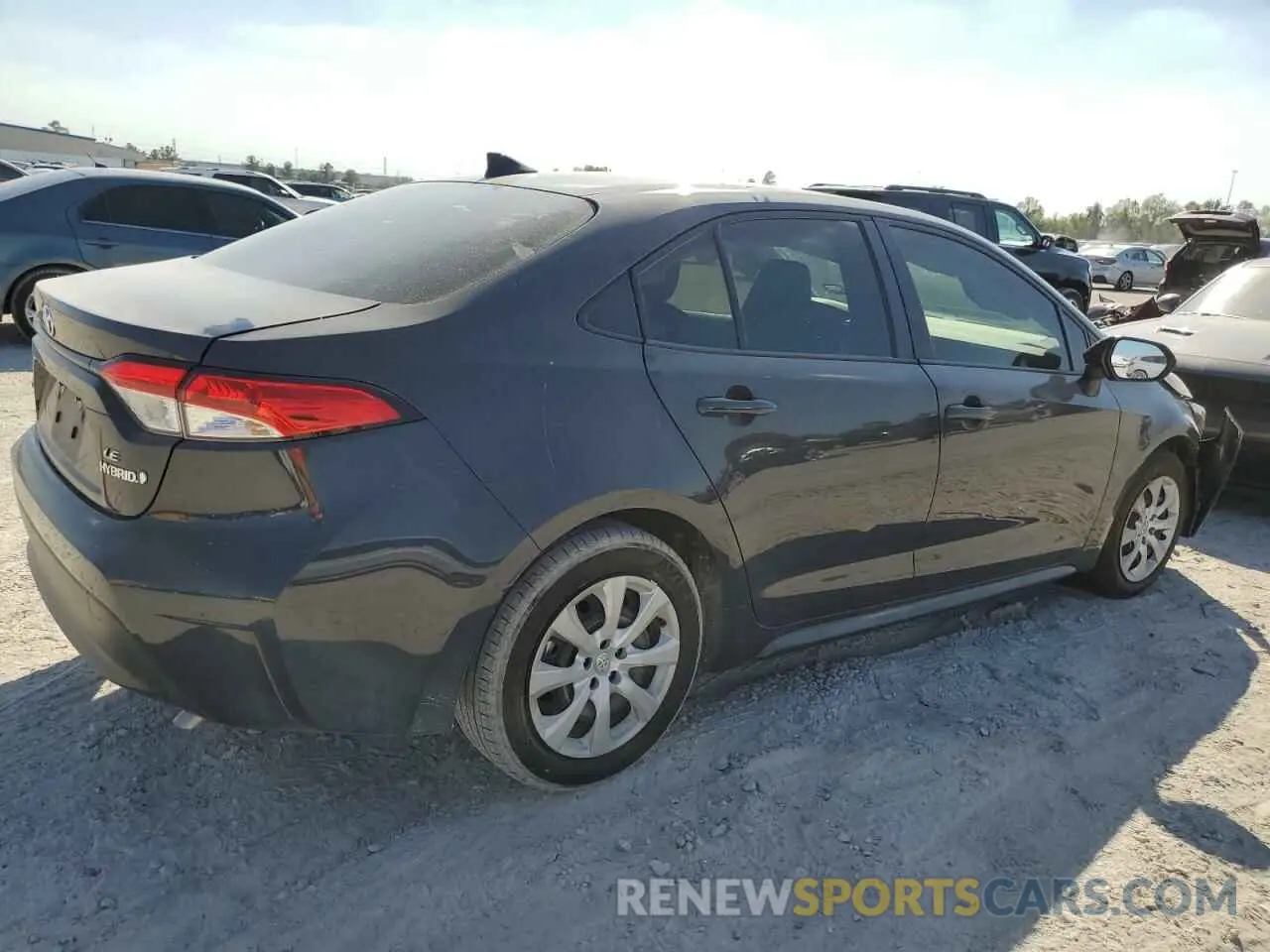 3 fotografías del automóvil dañado JTDBCMFE5P3026466 TOYOTA COROLLA 2023