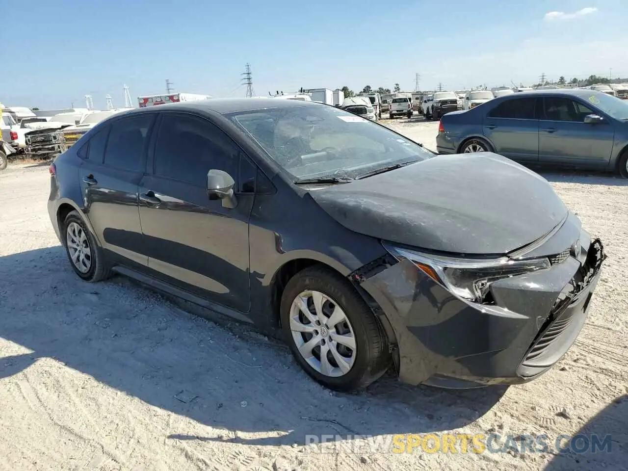 4 fotografías del automóvil dañado JTDBCMFE5P3026466 TOYOTA COROLLA 2023