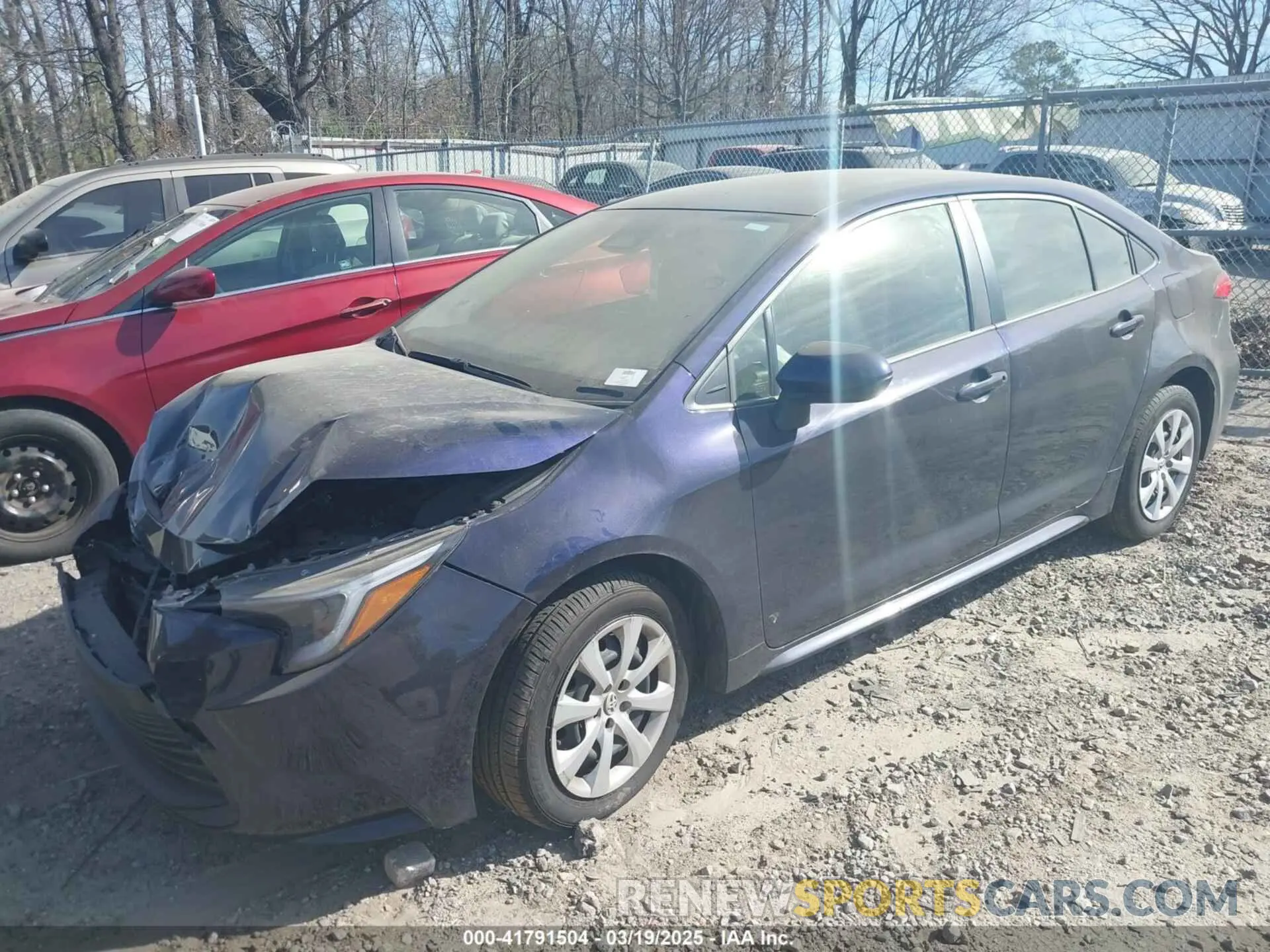 2 fotografías del automóvil dañado JTDBCMFE5PJ002339 TOYOTA COROLLA 2023