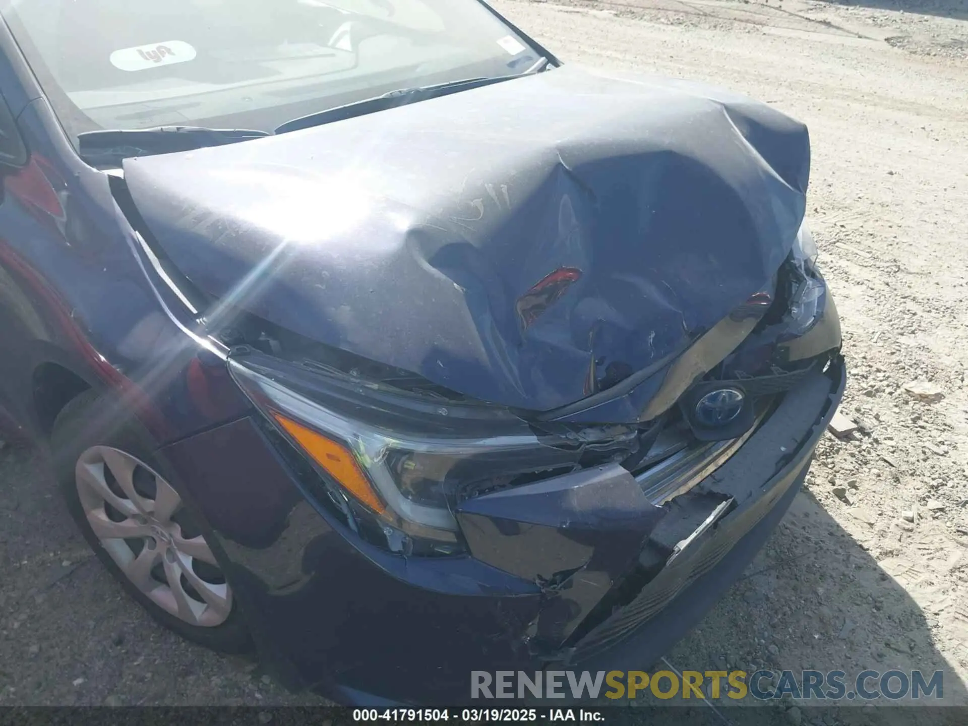6 fotografías del automóvil dañado JTDBCMFE5PJ002339 TOYOTA COROLLA 2023