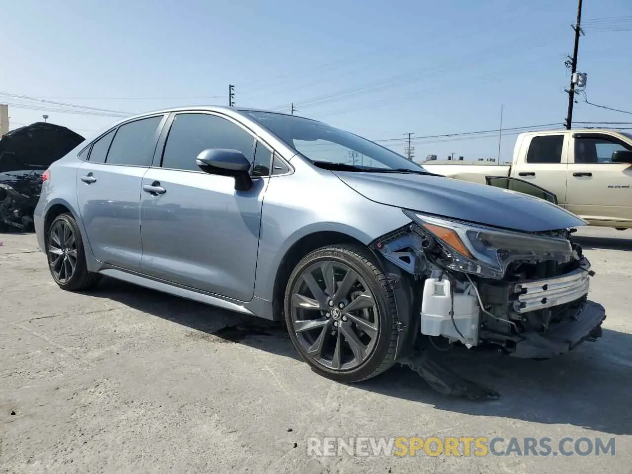 4 fotografías del automóvil dañado JTDBCMFE5PJ011252 TOYOTA COROLLA 2023