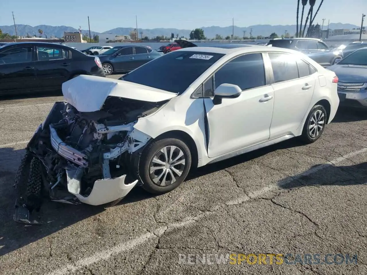 1 fotografías del automóvil dañado JTDBCMFE6P3001723 TOYOTA COROLLA 2023
