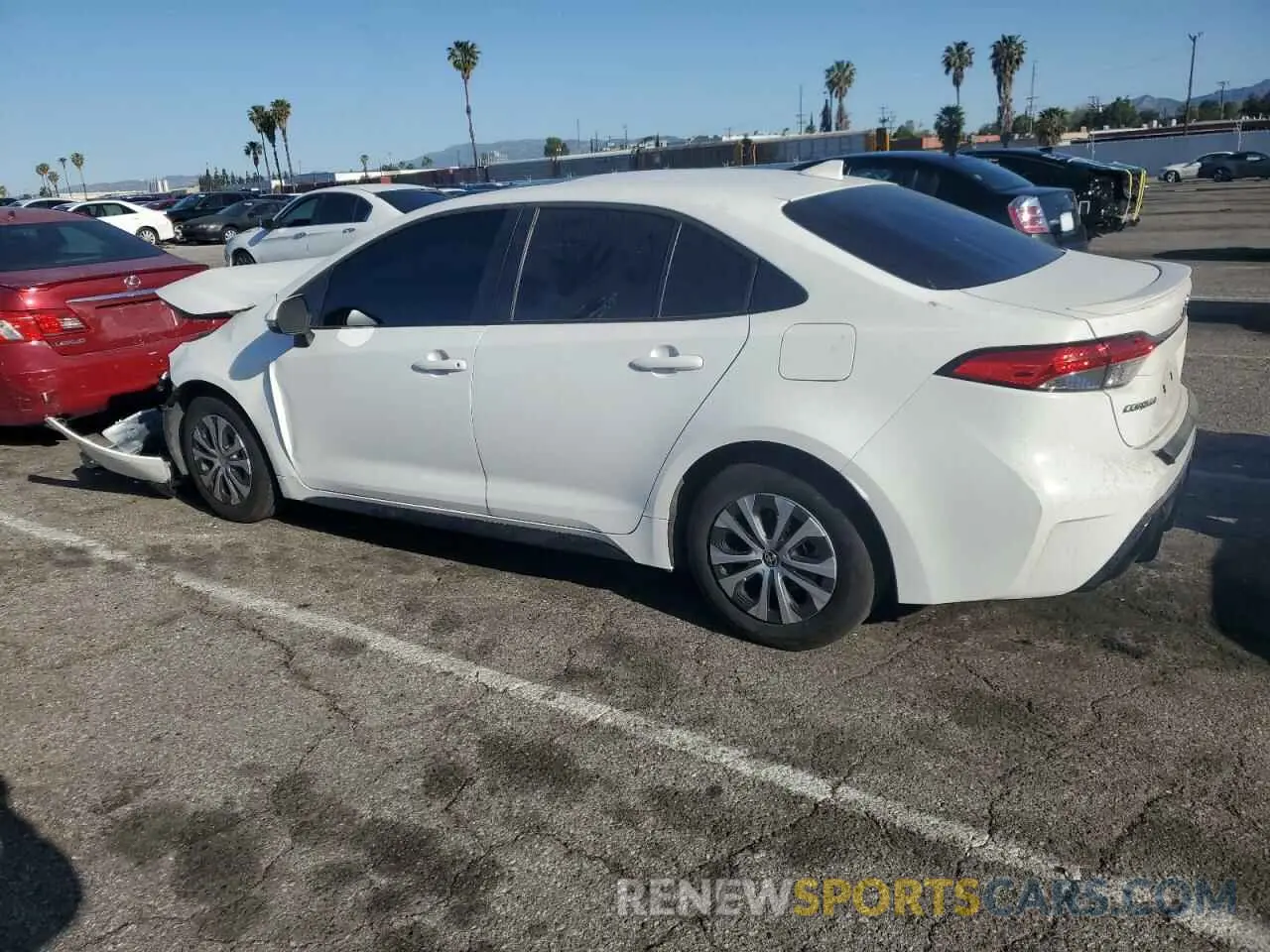 2 fotografías del automóvil dañado JTDBCMFE6P3001723 TOYOTA COROLLA 2023