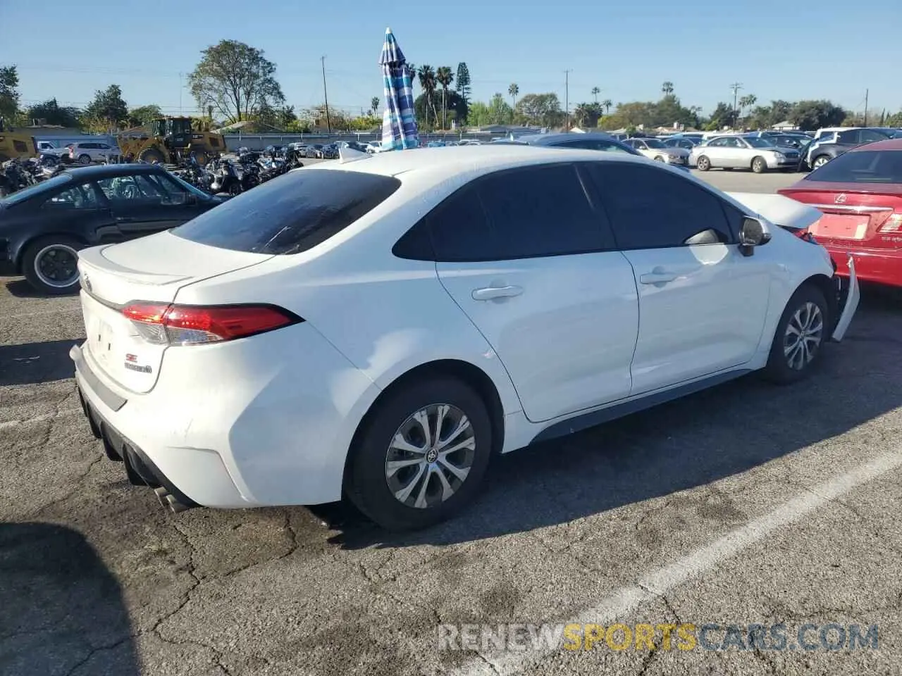 3 fotografías del automóvil dañado JTDBCMFE6P3001723 TOYOTA COROLLA 2023