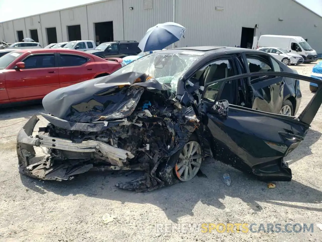 1 fotografías del automóvil dañado JTDBCMFE6P3004444 TOYOTA COROLLA 2023