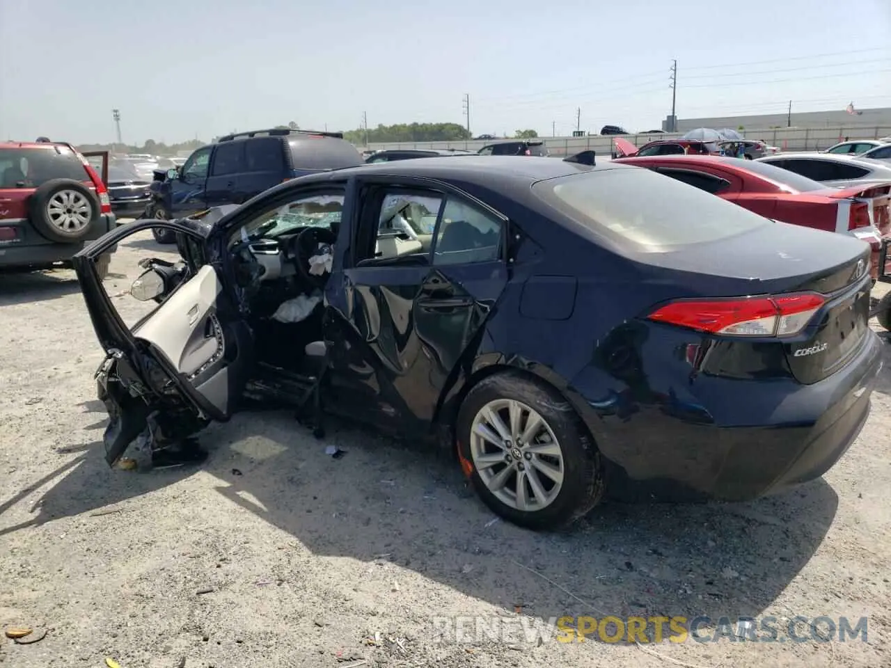 2 fotografías del automóvil dañado JTDBCMFE6P3004444 TOYOTA COROLLA 2023