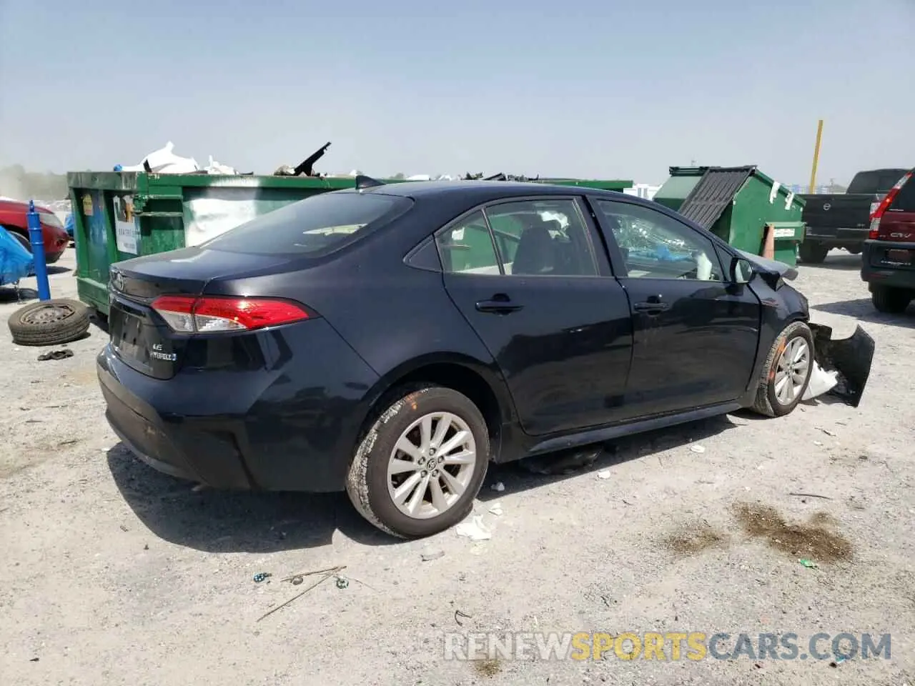 3 fotografías del automóvil dañado JTDBCMFE6P3004444 TOYOTA COROLLA 2023