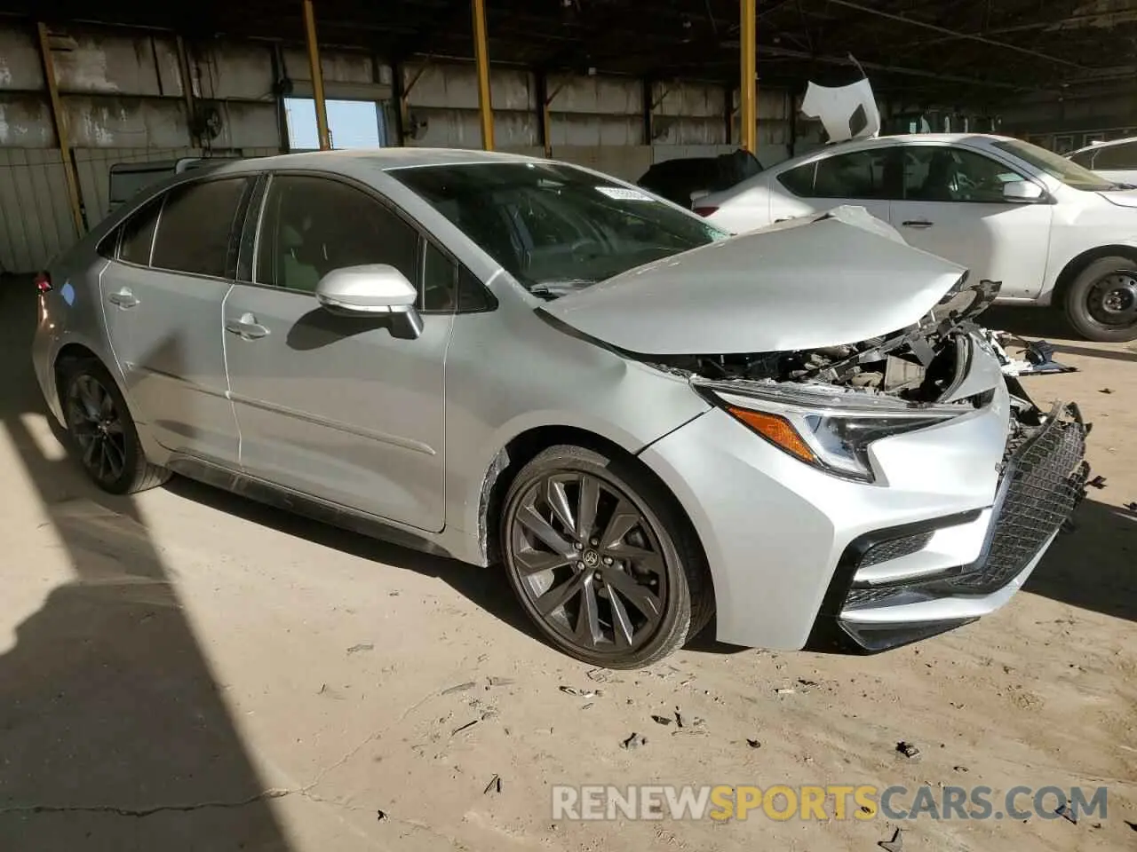 4 fotografías del automóvil dañado JTDBCMFE6P3010969 TOYOTA COROLLA 2023
