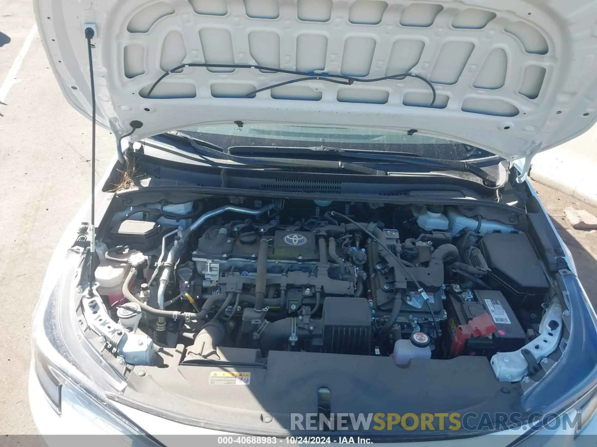 10 fotografías del automóvil dañado JTDBCMFE6P3014133 TOYOTA COROLLA 2023