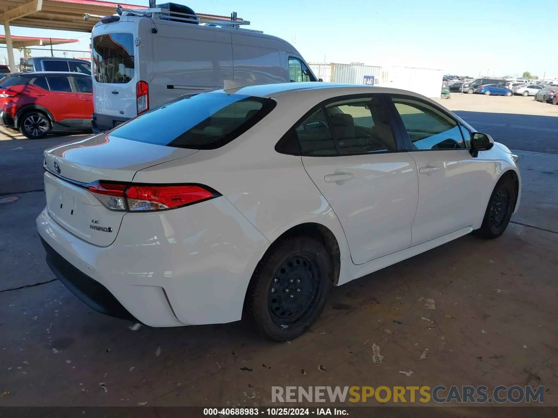 4 fotografías del automóvil dañado JTDBCMFE6P3014133 TOYOTA COROLLA 2023