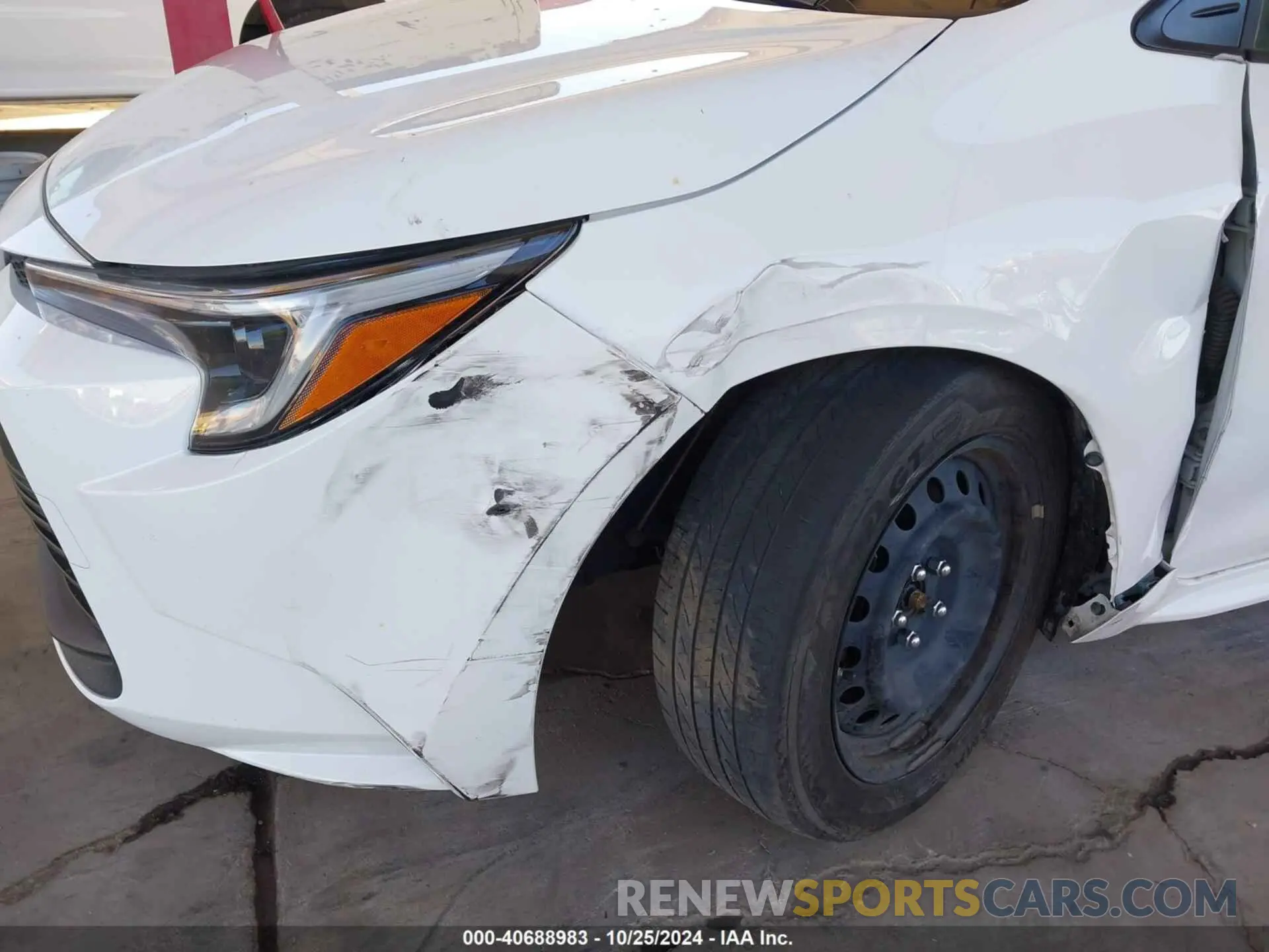 6 fotografías del automóvil dañado JTDBCMFE6P3014133 TOYOTA COROLLA 2023