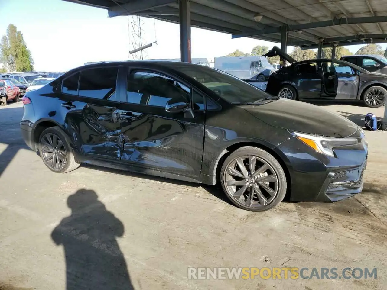 4 fotografías del automóvil dañado JTDBCMFE6P3015895 TOYOTA COROLLA 2023