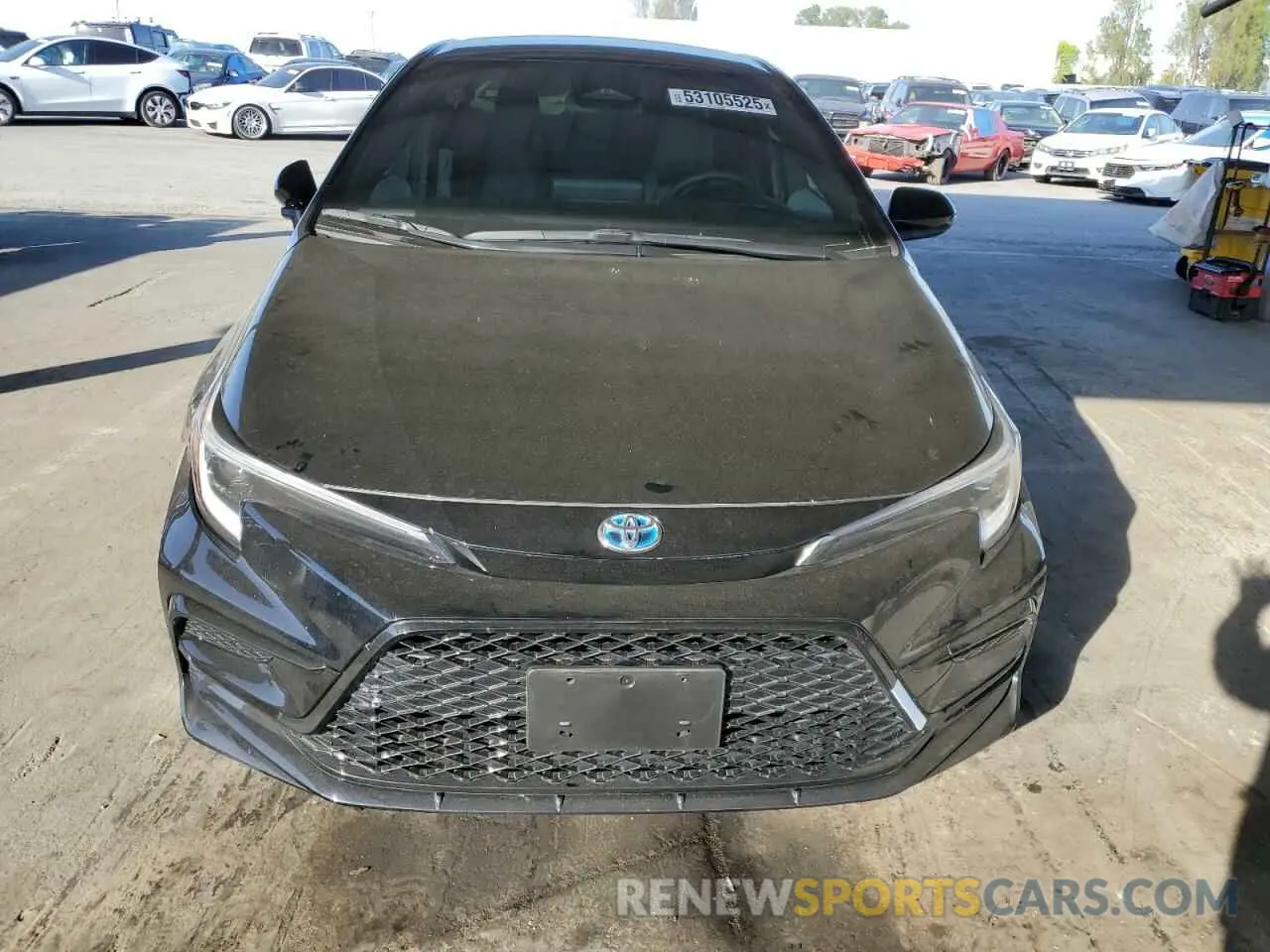 5 fotografías del automóvil dañado JTDBCMFE6P3015895 TOYOTA COROLLA 2023