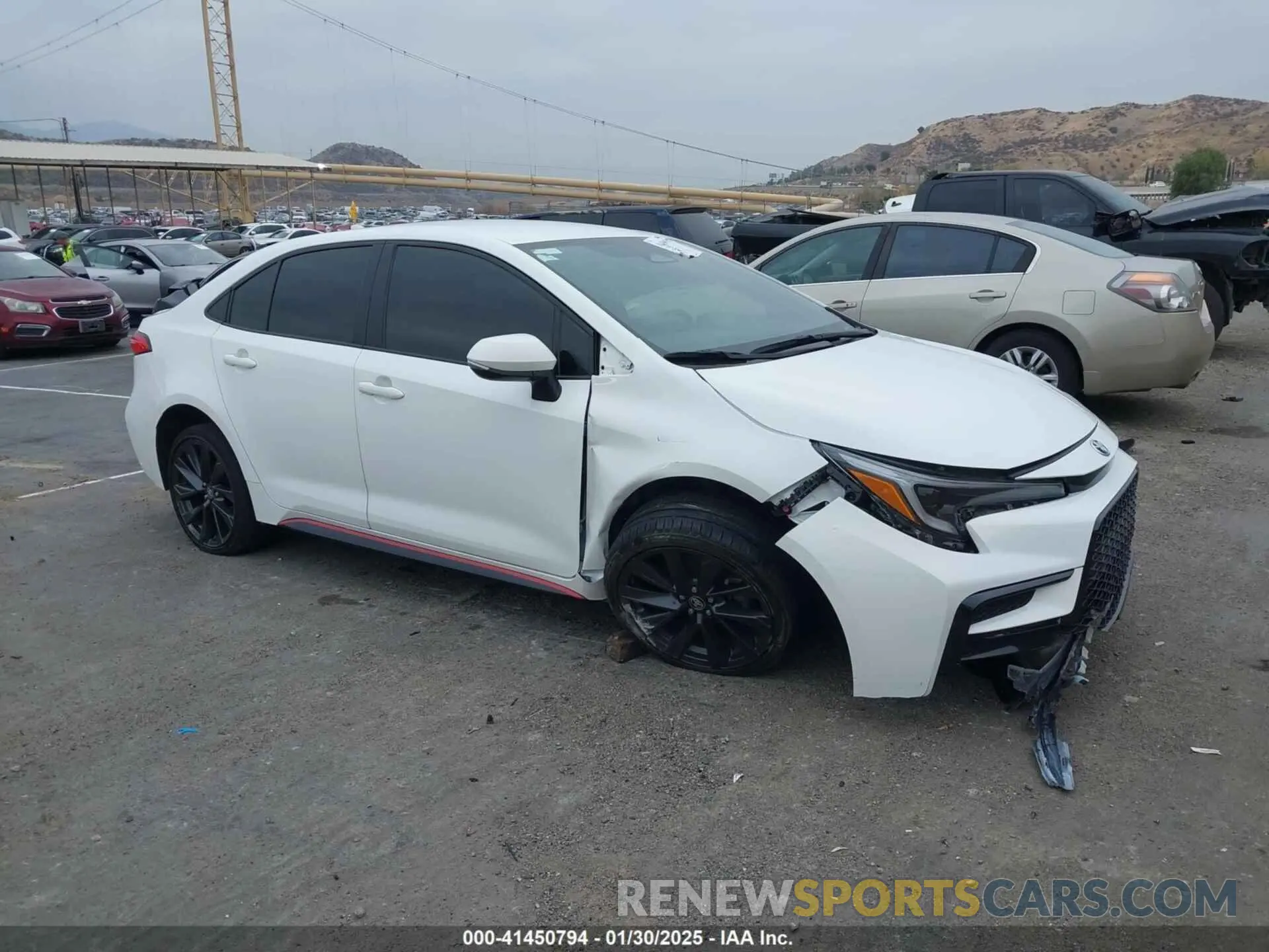 1 fotografías del automóvil dañado JTDBCMFE6P3017131 TOYOTA COROLLA 2023