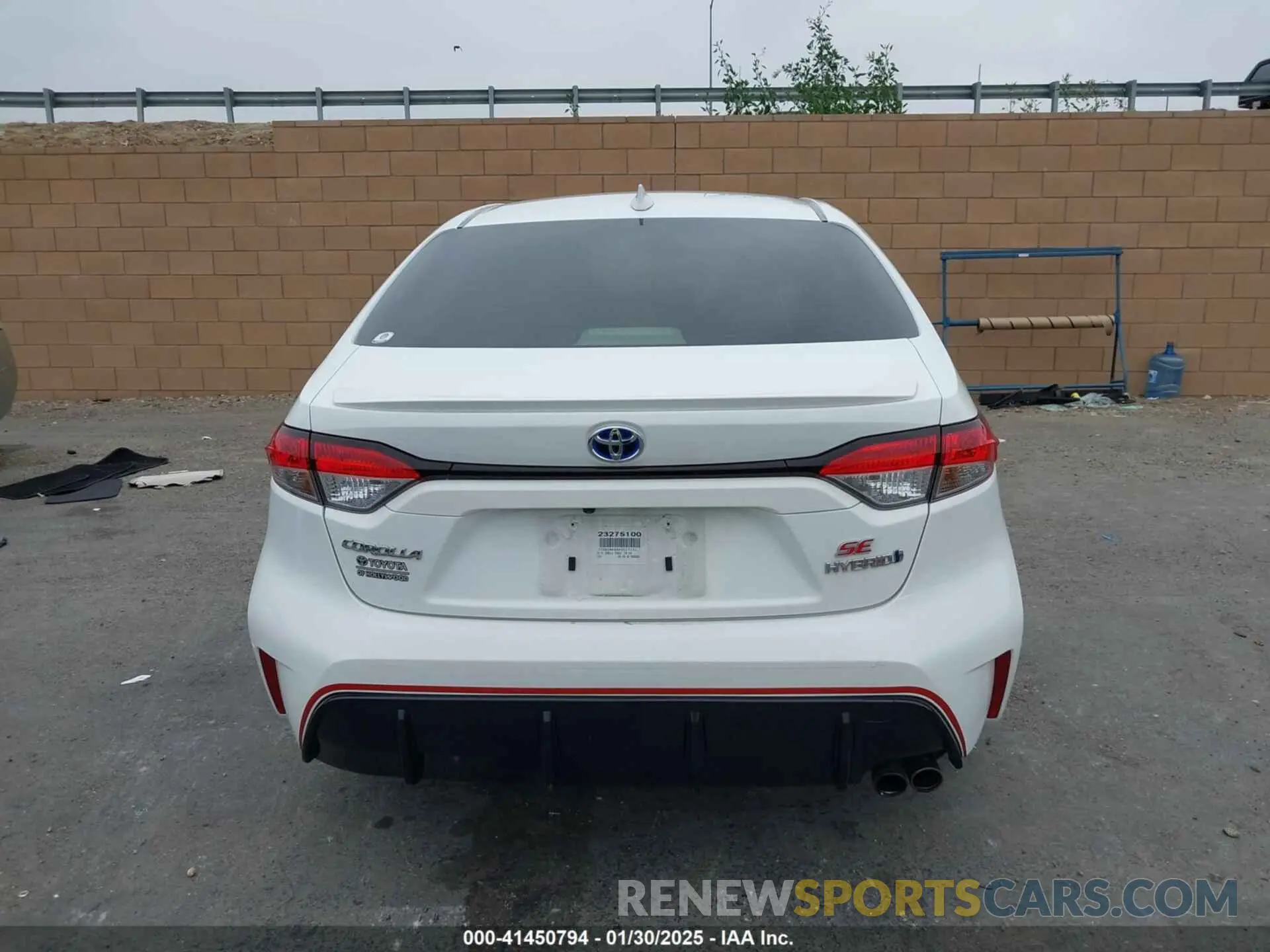 16 fotografías del automóvil dañado JTDBCMFE6P3017131 TOYOTA COROLLA 2023