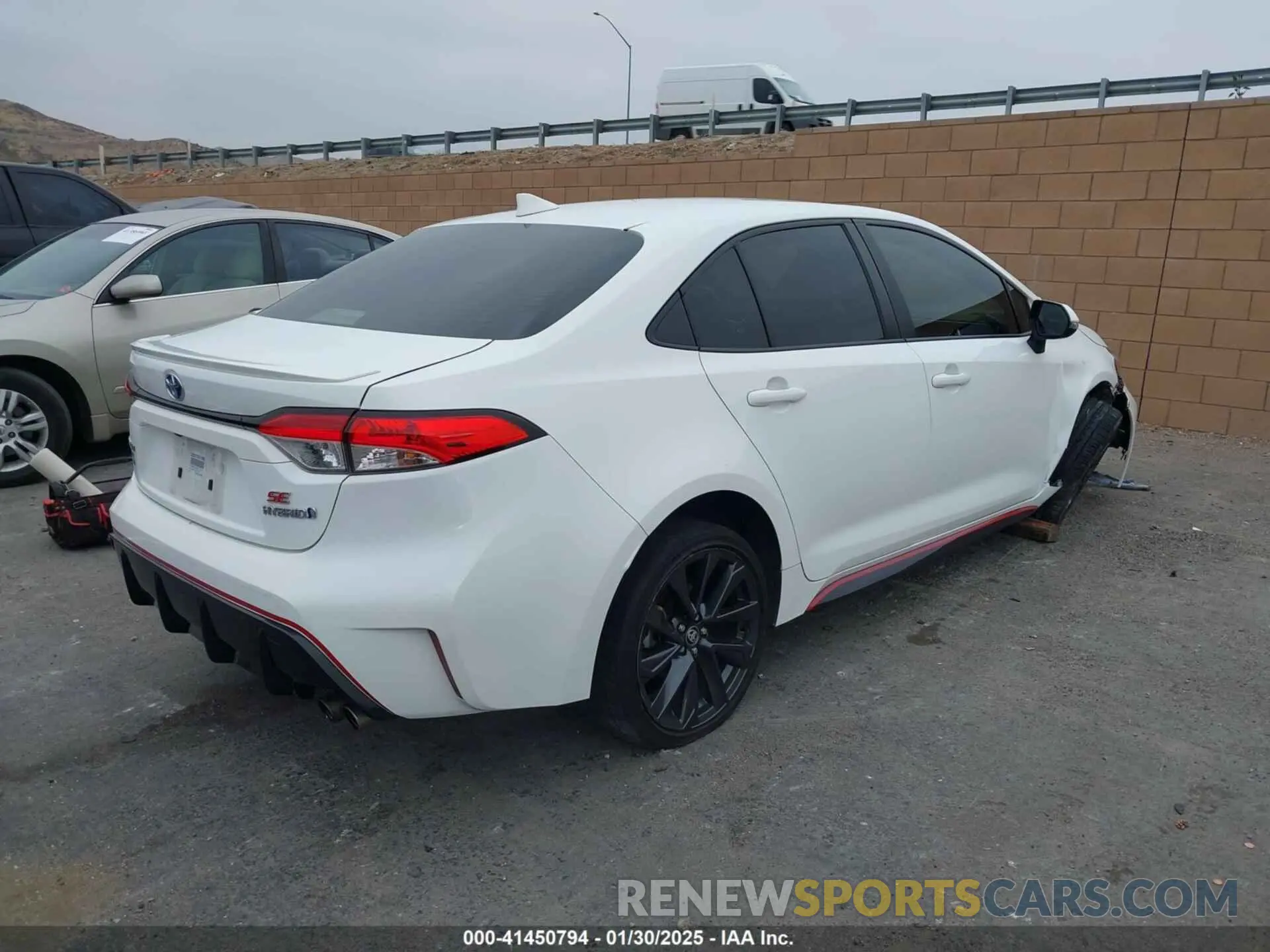 4 fotografías del automóvil dañado JTDBCMFE6P3017131 TOYOTA COROLLA 2023