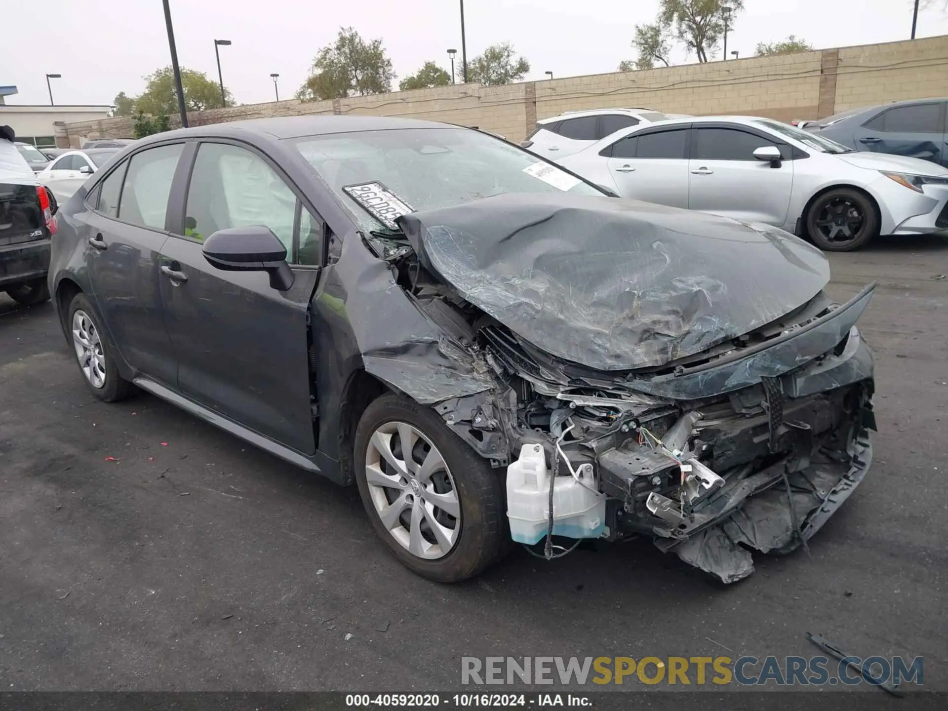 1 fotografías del automóvil dañado JTDBCMFE6P3019929 TOYOTA COROLLA 2023