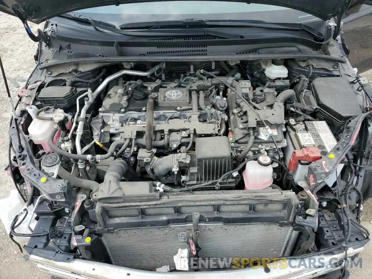11 fotografías del automóvil dañado JTDBCMFE6P3020126 TOYOTA COROLLA 2023