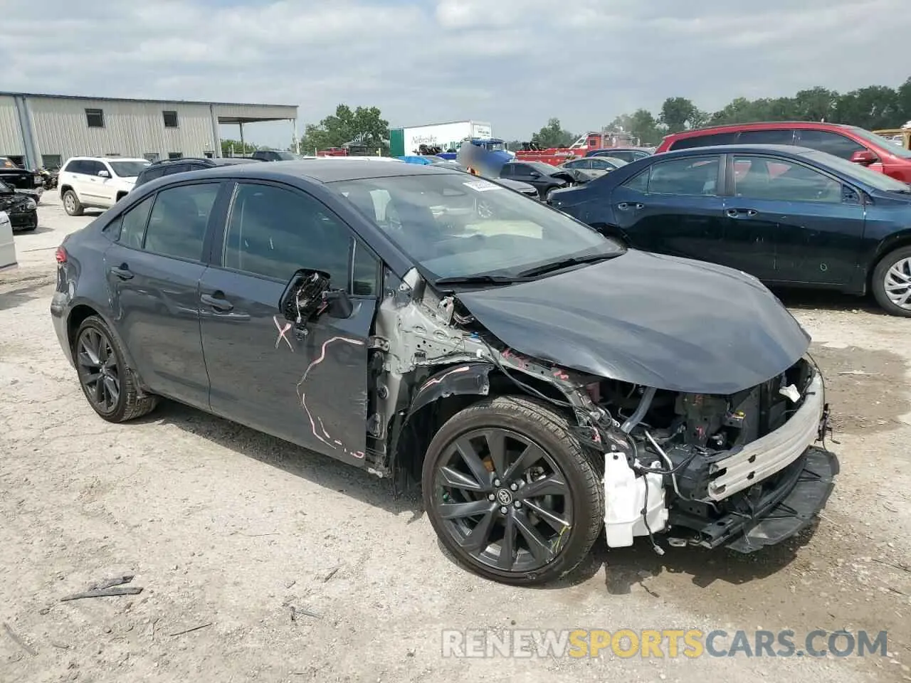 4 fotografías del automóvil dañado JTDBCMFE6P3020126 TOYOTA COROLLA 2023