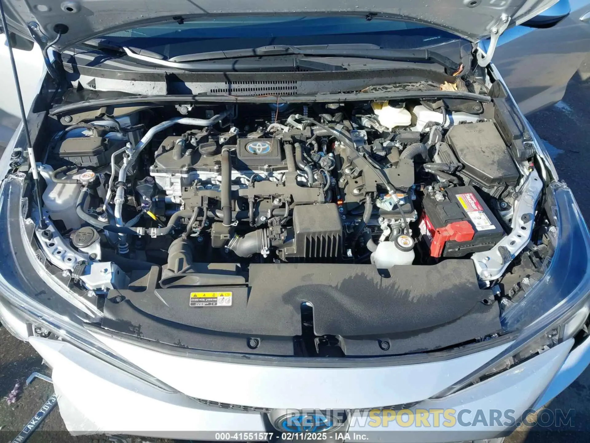 10 fotografías del automóvil dañado JTDBCMFE6P3027254 TOYOTA COROLLA 2023
