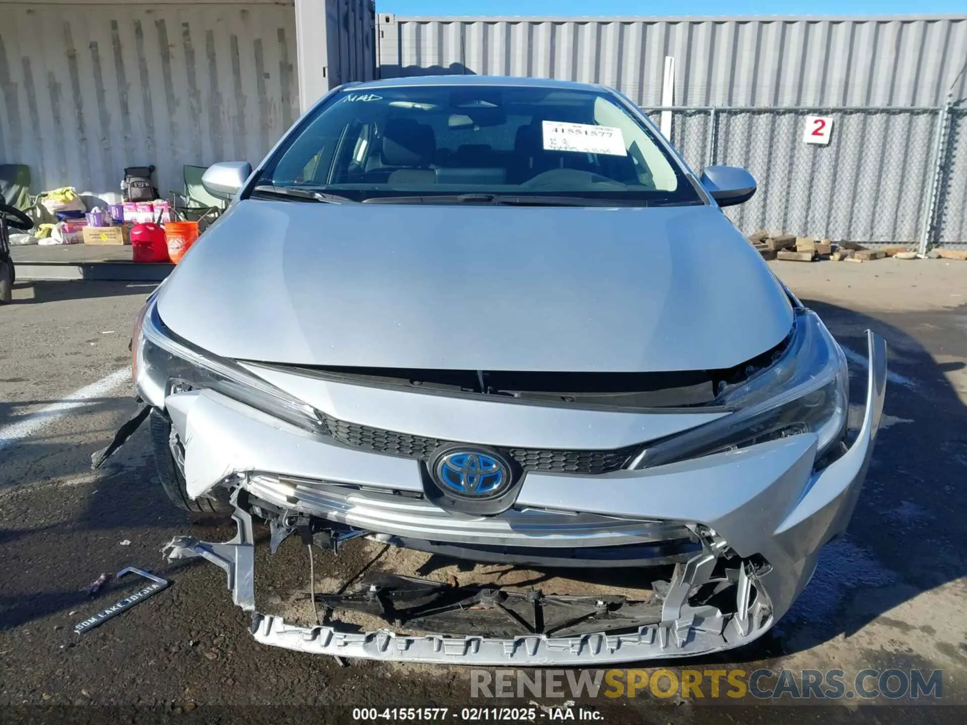 13 fotografías del automóvil dañado JTDBCMFE6P3027254 TOYOTA COROLLA 2023