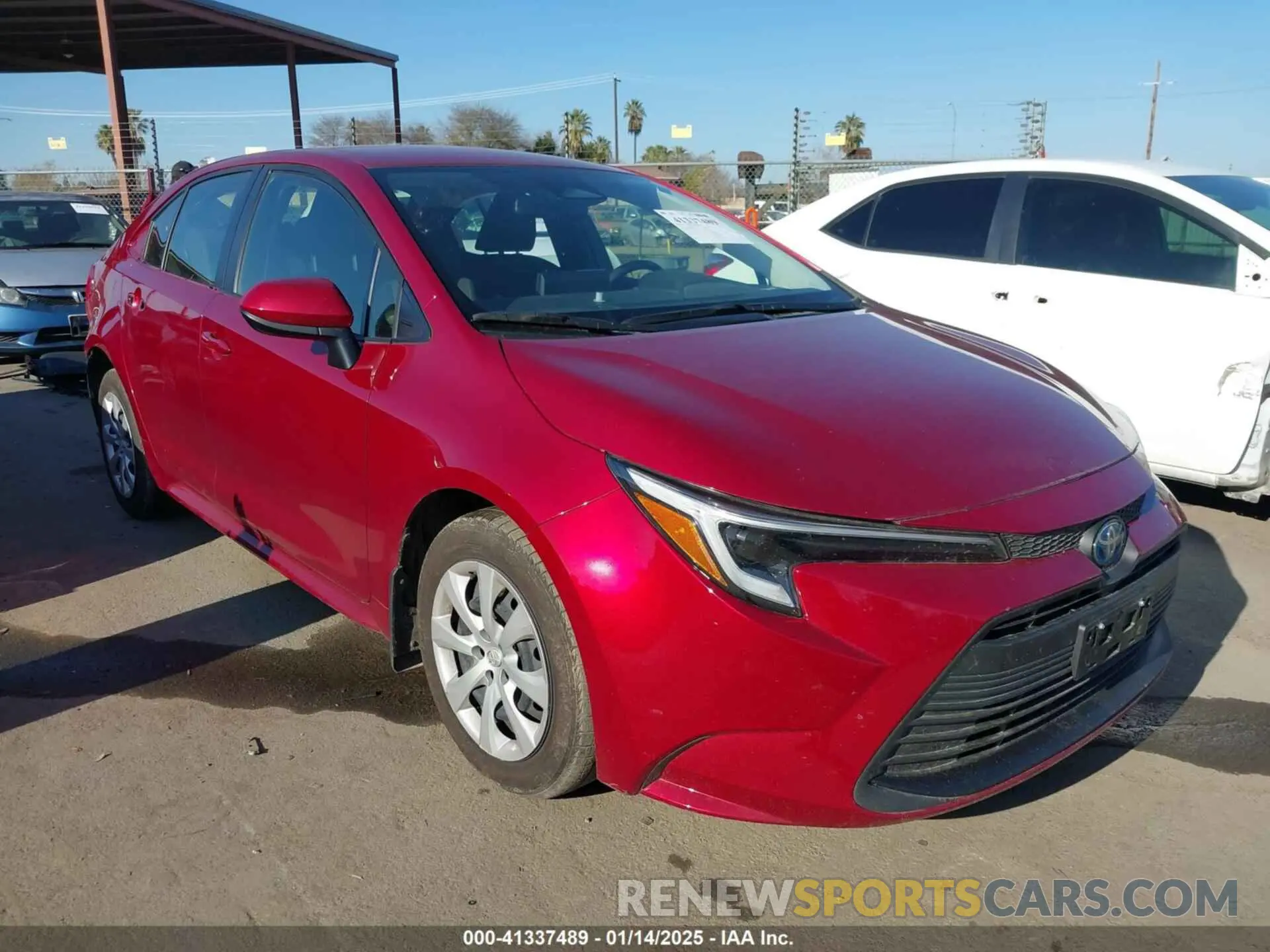 1 fotografías del automóvil dañado JTDBCMFE6PJ005248 TOYOTA COROLLA 2023