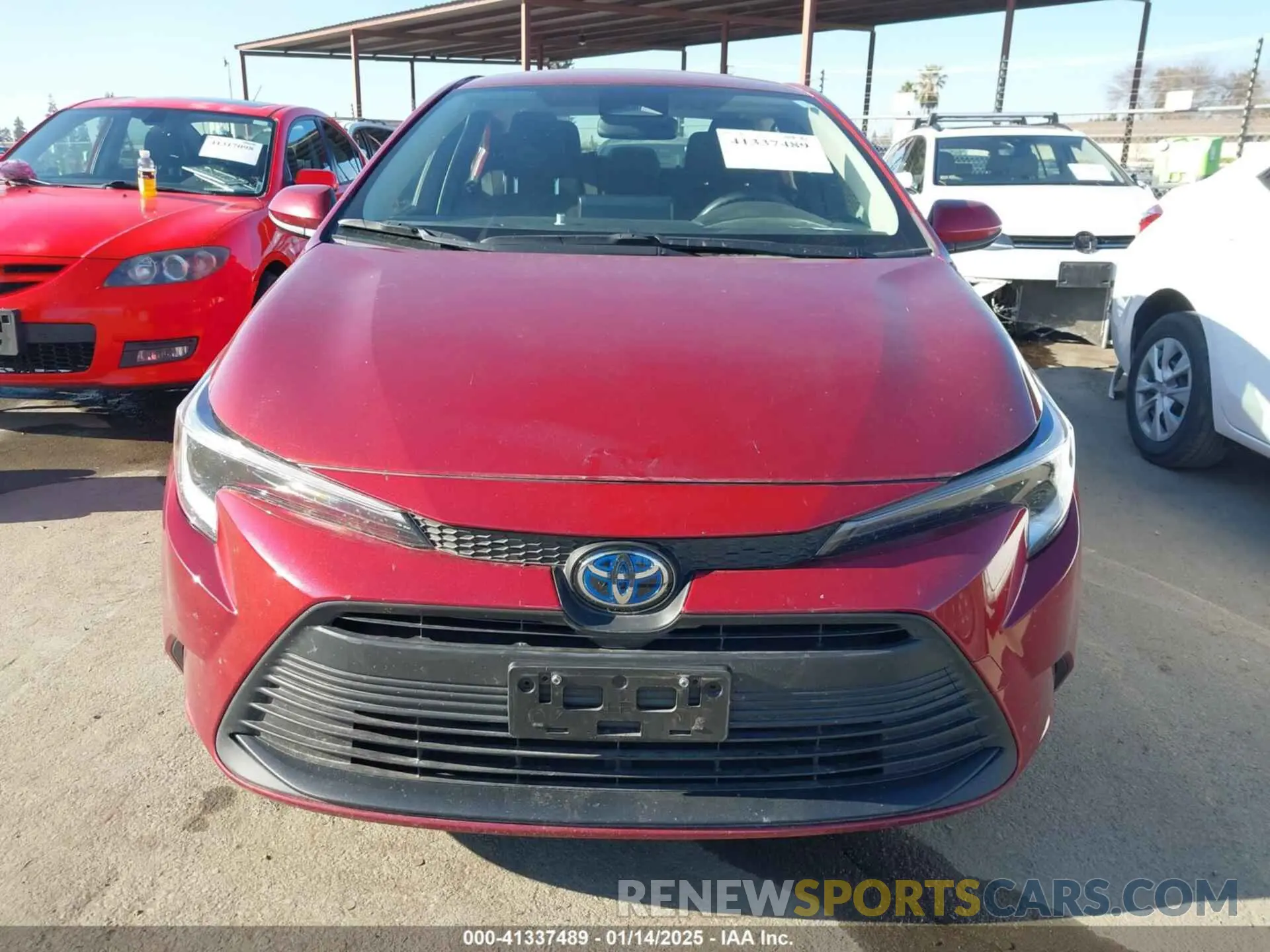 13 fotografías del automóvil dañado JTDBCMFE6PJ005248 TOYOTA COROLLA 2023