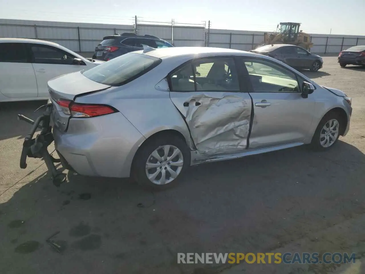 3 fotografías del automóvil dañado JTDBCMFE6PJ006156 TOYOTA COROLLA 2023