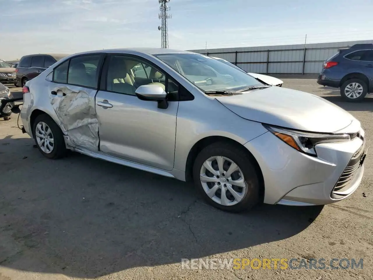 4 fotografías del automóvil dañado JTDBCMFE6PJ006156 TOYOTA COROLLA 2023