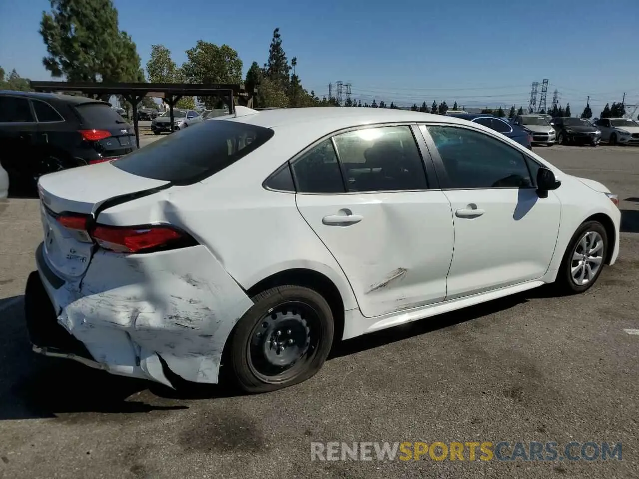 3 fotografías del automóvil dañado JTDBCMFE6PJ011342 TOYOTA COROLLA 2023