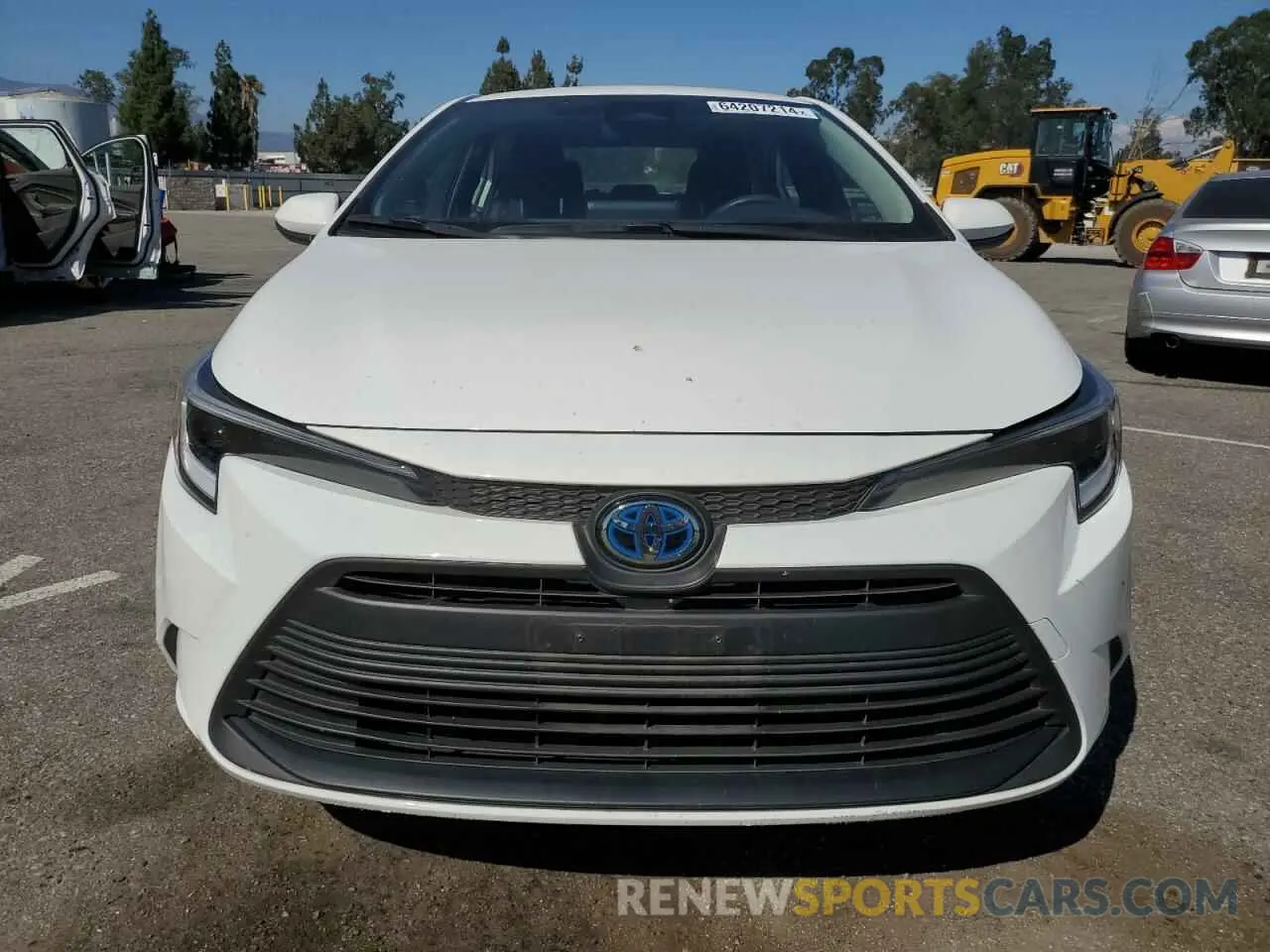 5 fotografías del automóvil dañado JTDBCMFE6PJ011342 TOYOTA COROLLA 2023
