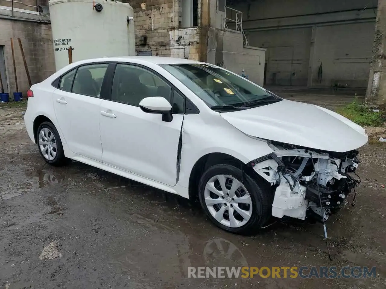 4 fotografías del automóvil dañado JTDBCMFE6PJ011762 TOYOTA COROLLA 2023