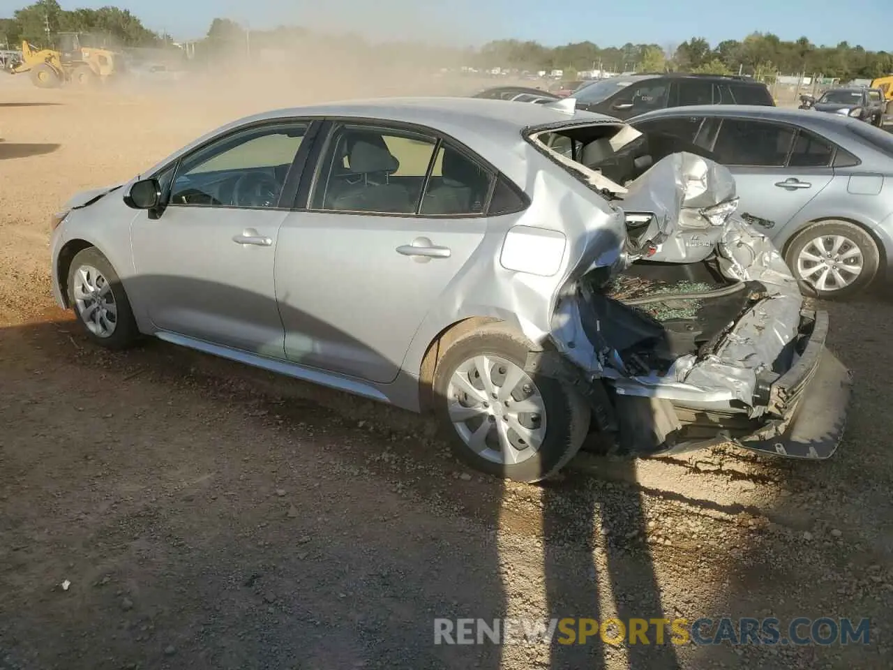 2 fotografías del automóvil dañado JTDBCMFE7P3014531 TOYOTA COROLLA 2023