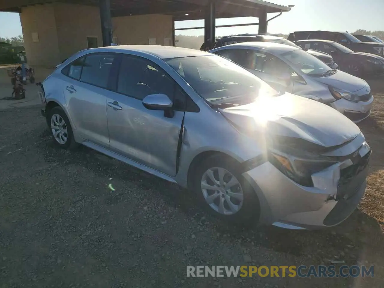 4 fotografías del automóvil dañado JTDBCMFE7P3014531 TOYOTA COROLLA 2023