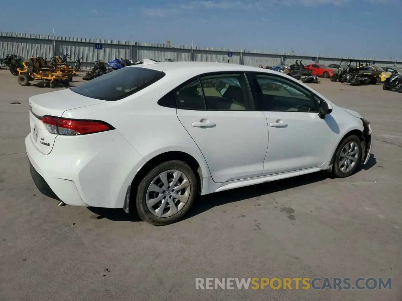 3 fotografías del automóvil dañado JTDBCMFE7P3016781 TOYOTA COROLLA 2023