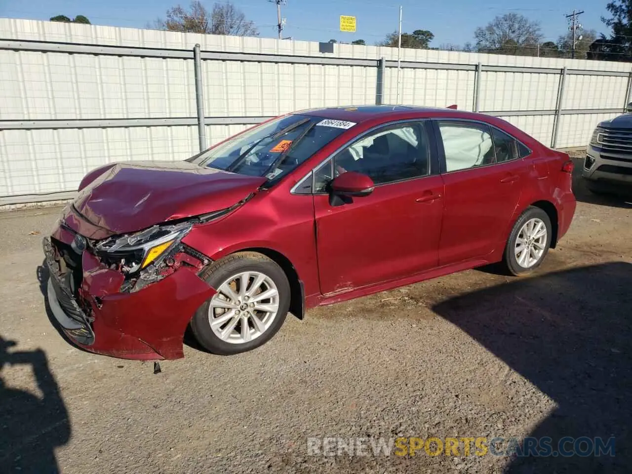 1 fotografías del automóvil dañado JTDBCMFE7PJ002567 TOYOTA COROLLA 2023