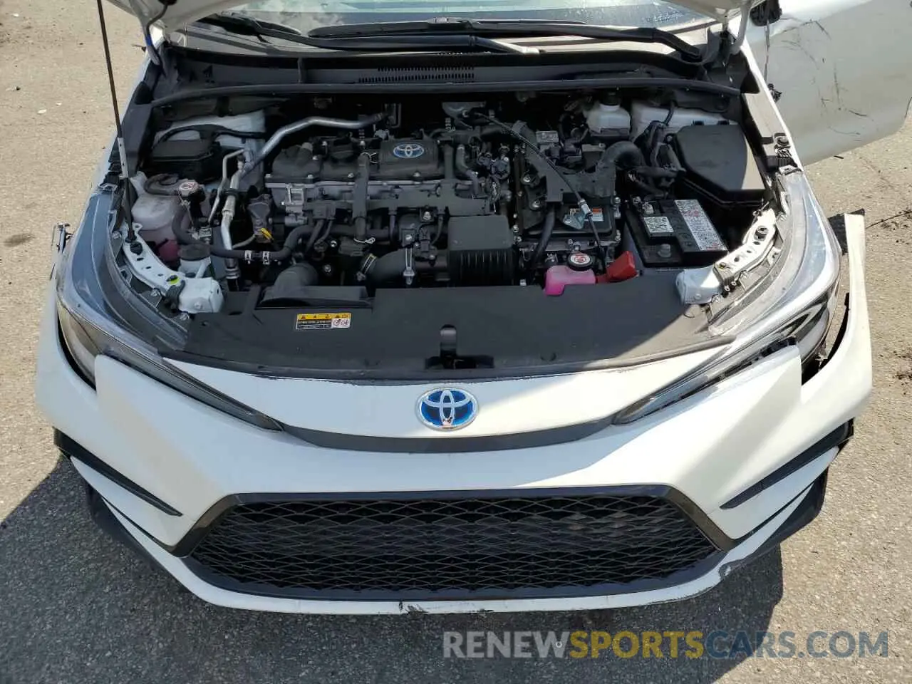 11 fotografías del automóvil dañado JTDBCMFE7PJ014525 TOYOTA COROLLA 2023