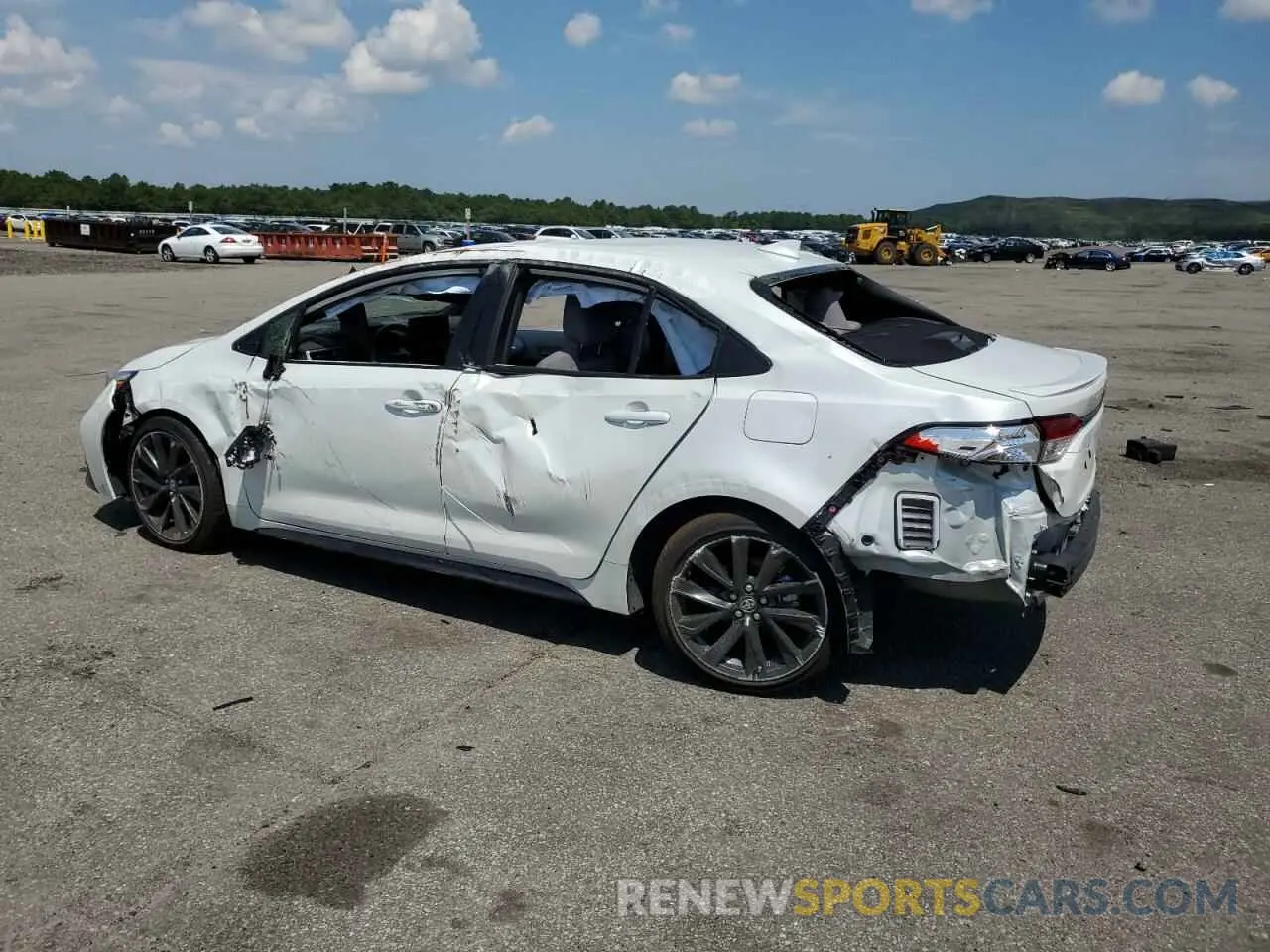 2 fotografías del automóvil dañado JTDBCMFE7PJ014525 TOYOTA COROLLA 2023