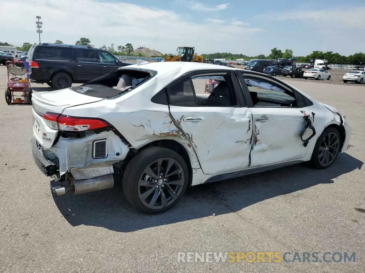 3 fotografías del automóvil dañado JTDBCMFE7PJ014525 TOYOTA COROLLA 2023