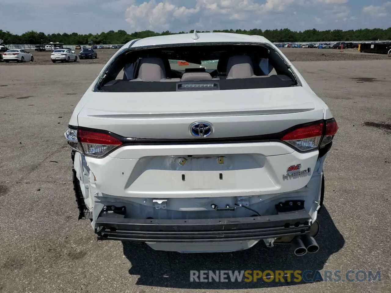 6 fotografías del automóvil dañado JTDBCMFE7PJ014525 TOYOTA COROLLA 2023