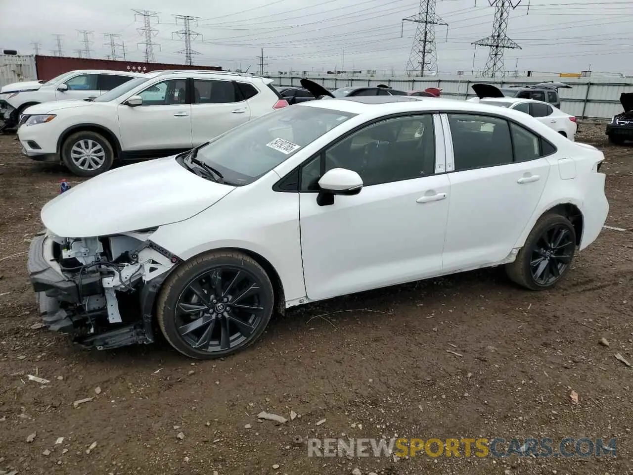 1 fotografías del automóvil dañado JTDBCMFE8P3001061 TOYOTA COROLLA 2023