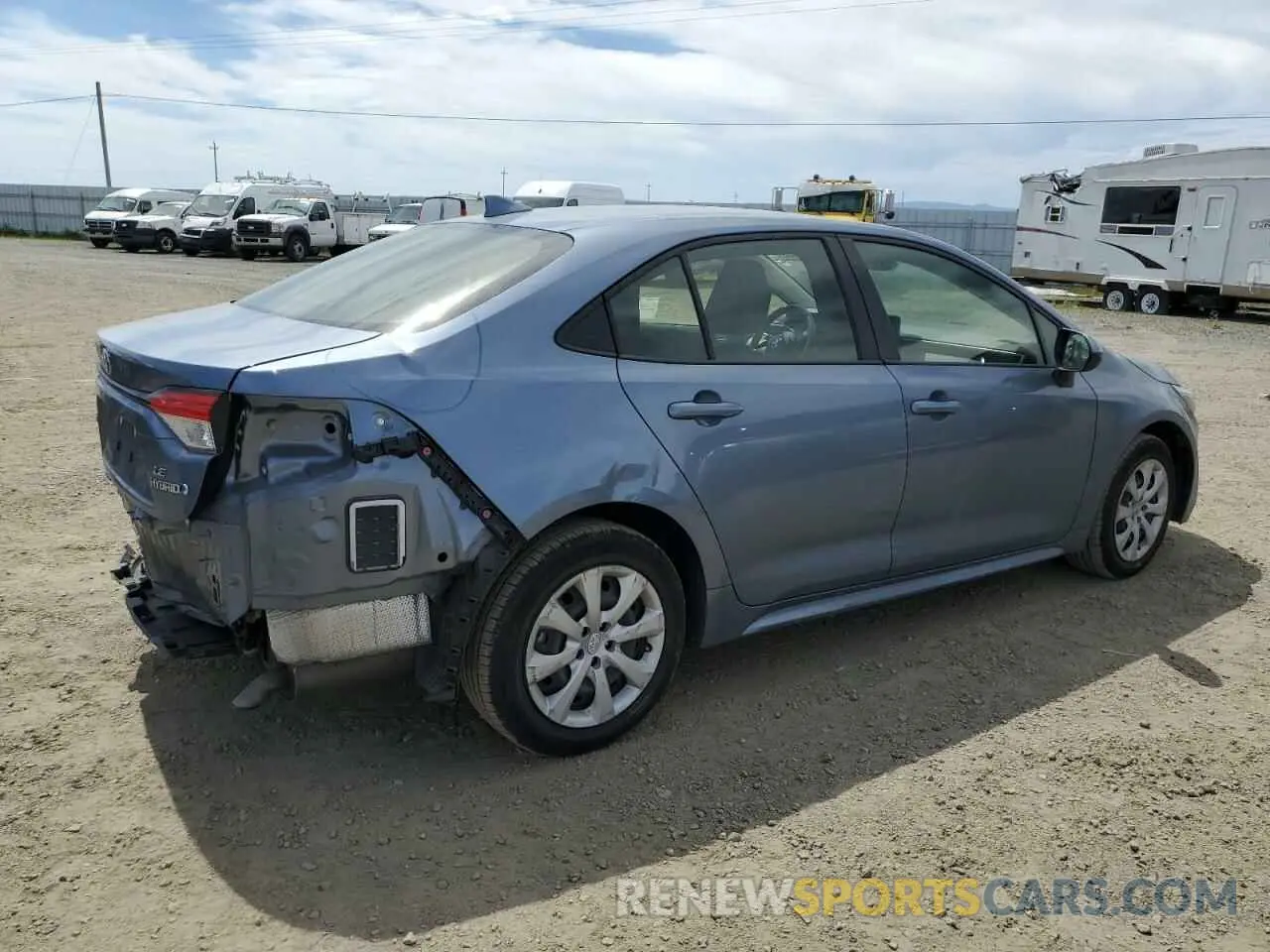 3 fotografías del automóvil dañado JTDBCMFE8P3007278 TOYOTA COROLLA 2023