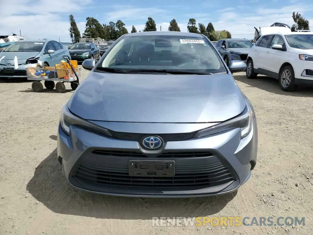 5 fotografías del automóvil dañado JTDBCMFE8P3007278 TOYOTA COROLLA 2023