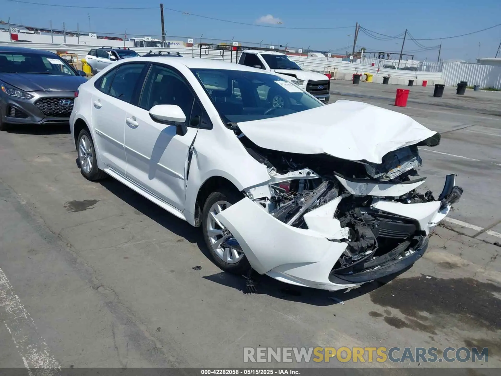 1 fotografías del automóvil dañado JTDBCMFE8P3008513 TOYOTA COROLLA 2023
