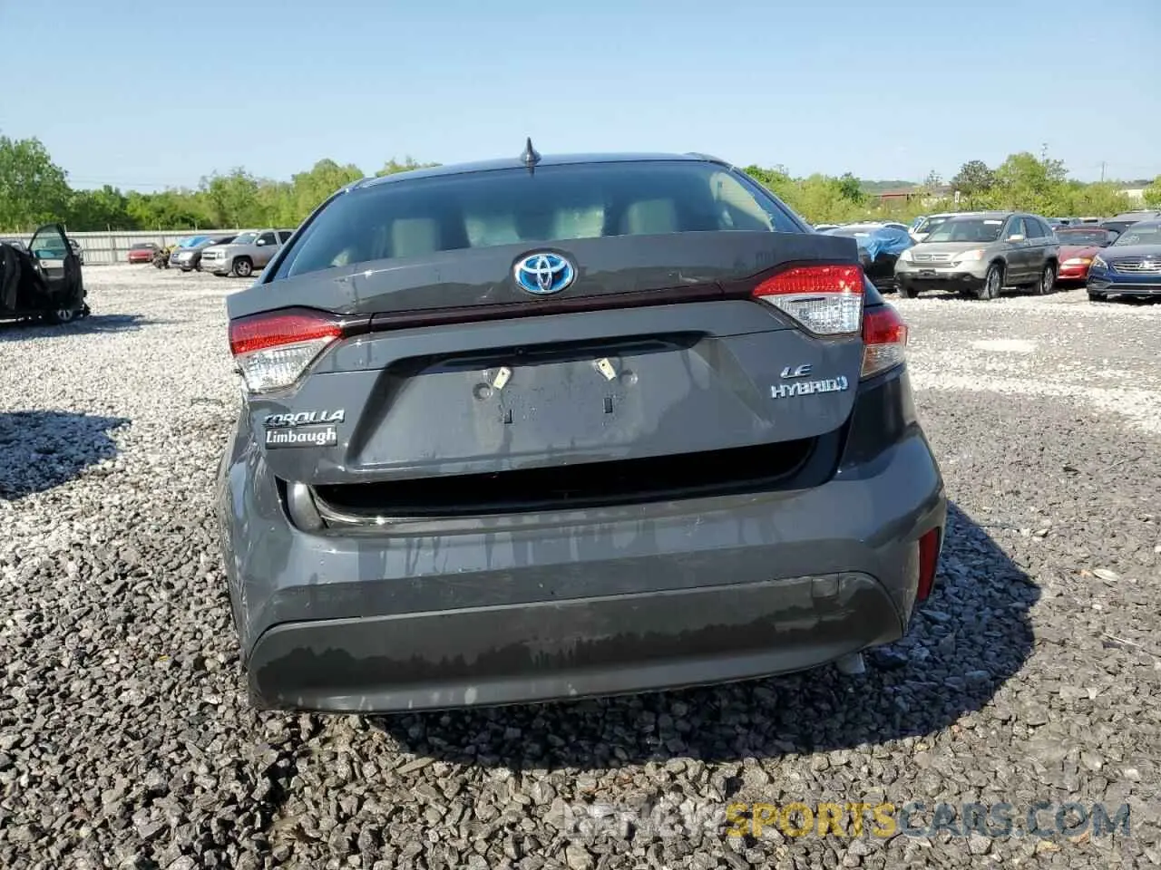 6 fotografías del automóvil dañado JTDBCMFE8P3023187 TOYOTA COROLLA 2023